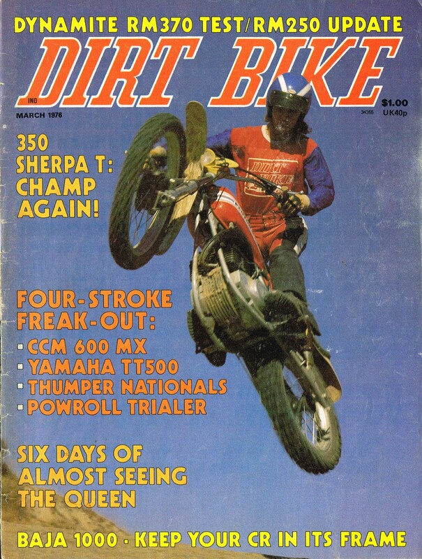 Vintage Oct 1975 MOTORCYCLE WEEKLY Magazine Yamaha Motocross Vesco L5191 