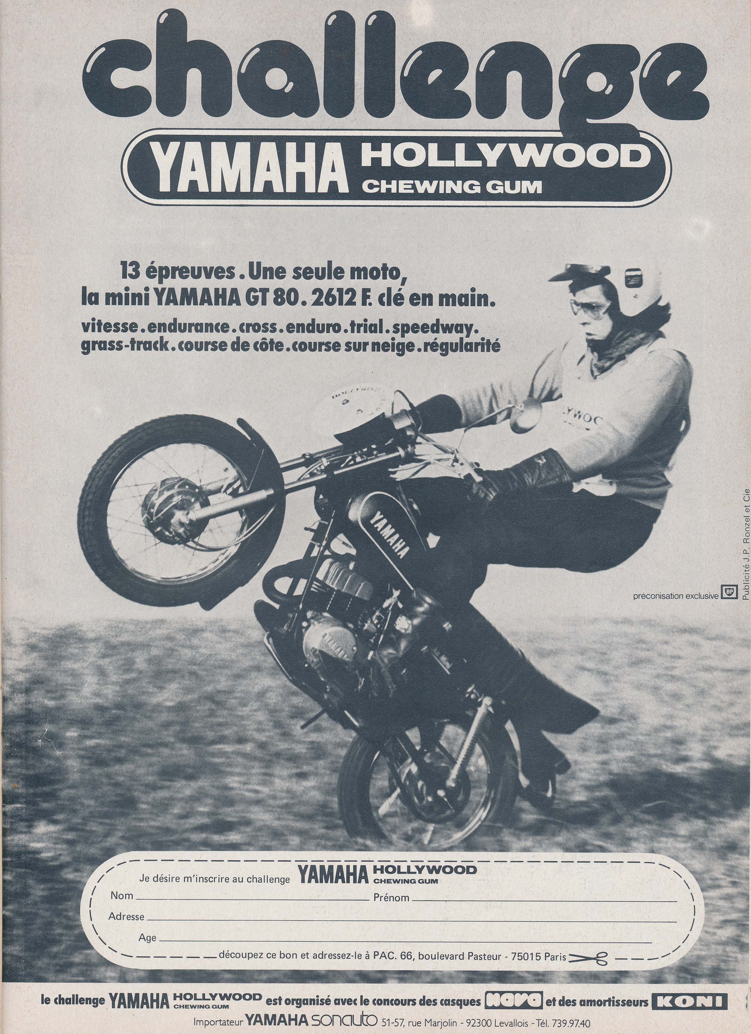 Vintage Jan 1973 AMA Magazine Husqvarna Puch Enduro Trail Daytona Yamaha L3760 